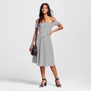 Who What Wear Striped Dress